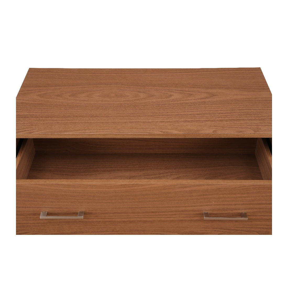 Atlas Engineered Wood Chest of Drawers in Walnut Colour