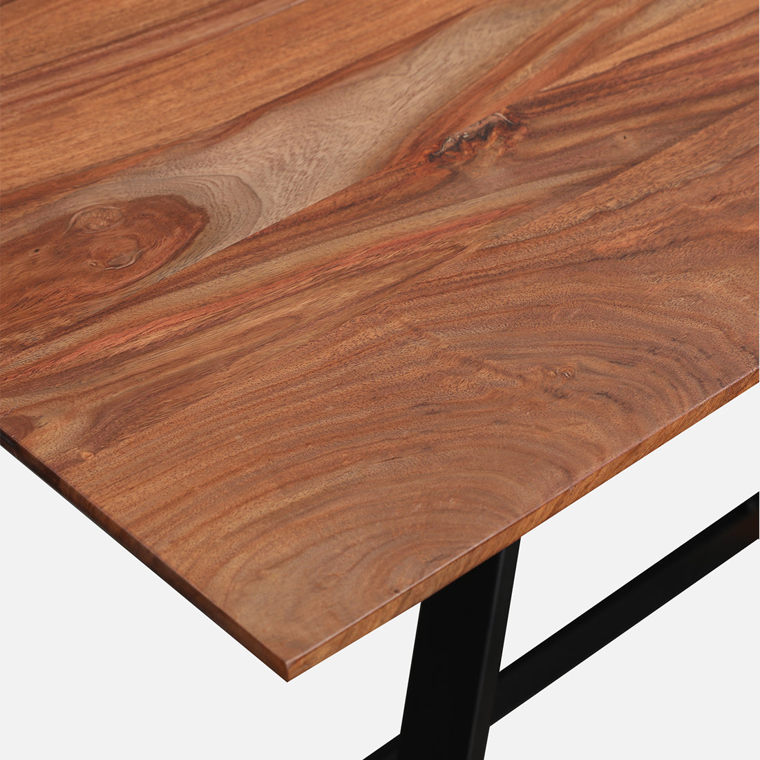 Axel  Six Seater Dining Table in Natural Sheesham Colour