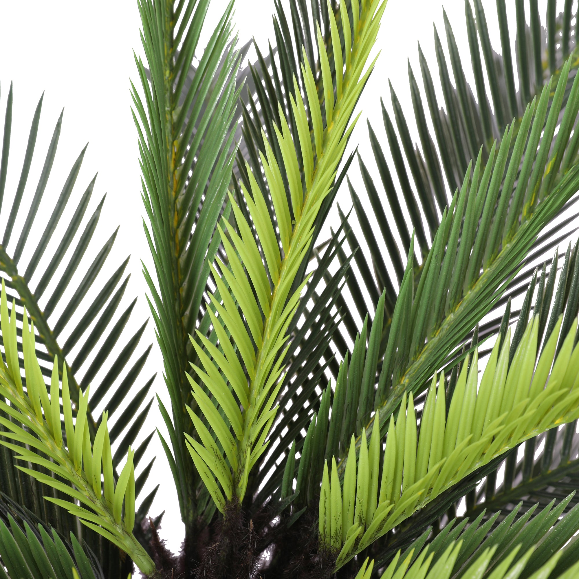 Blume Artificial Potted Plant Cycas Palm 85cm in Green Colour By Living Essence