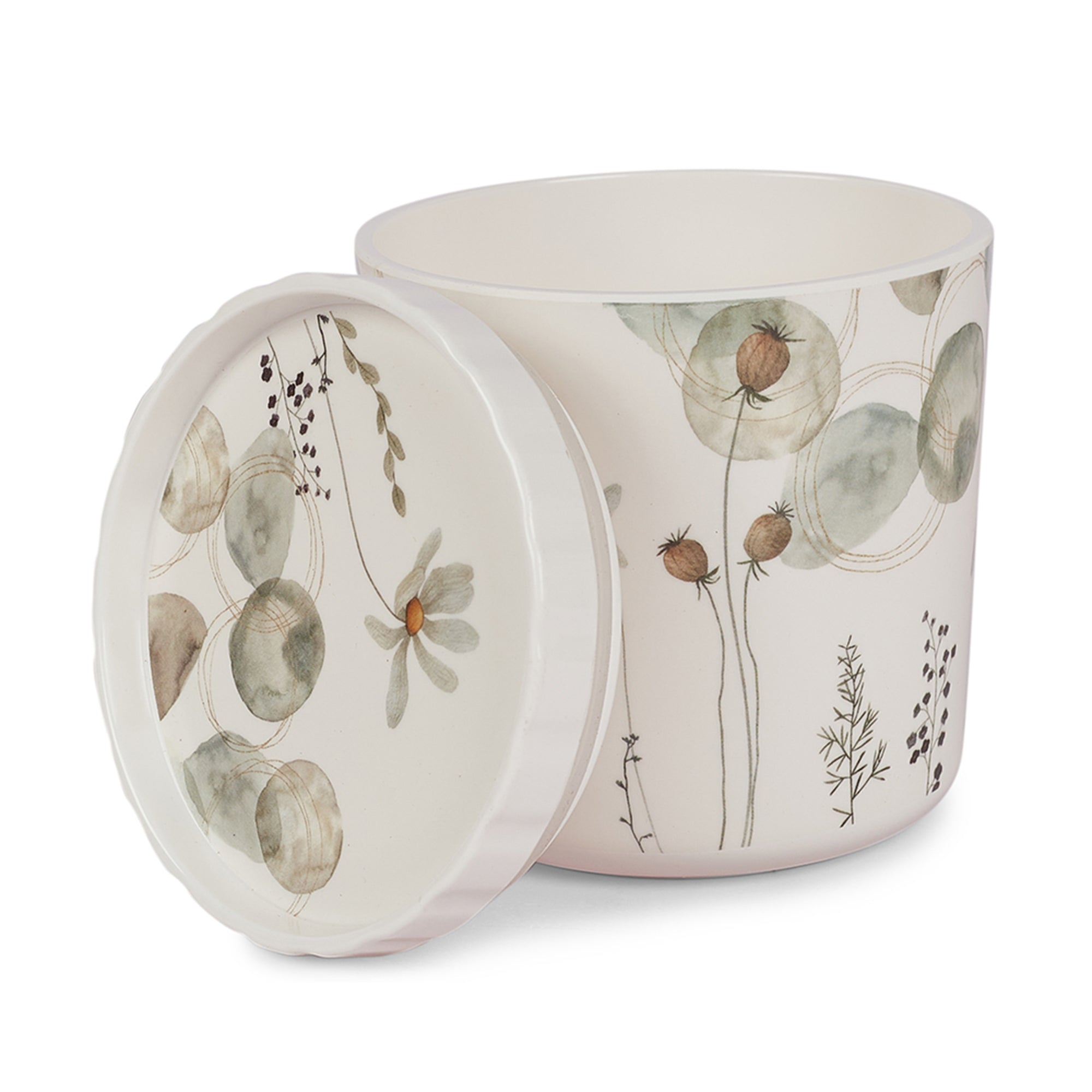 Zinnea Melamine Jar Set of 2 in Multi Colour by Servewell
