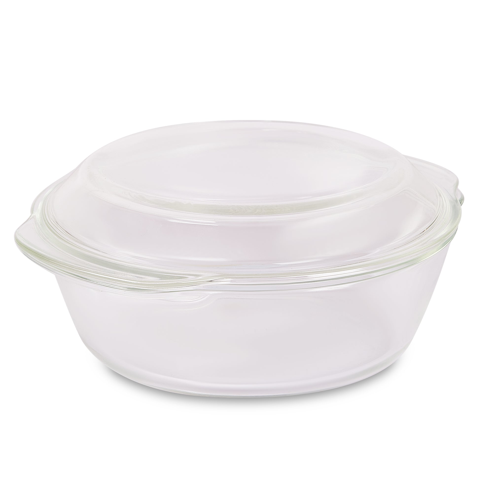 Fiesta Borosilicate Glass Casserole Set of 4 in Clear Colour