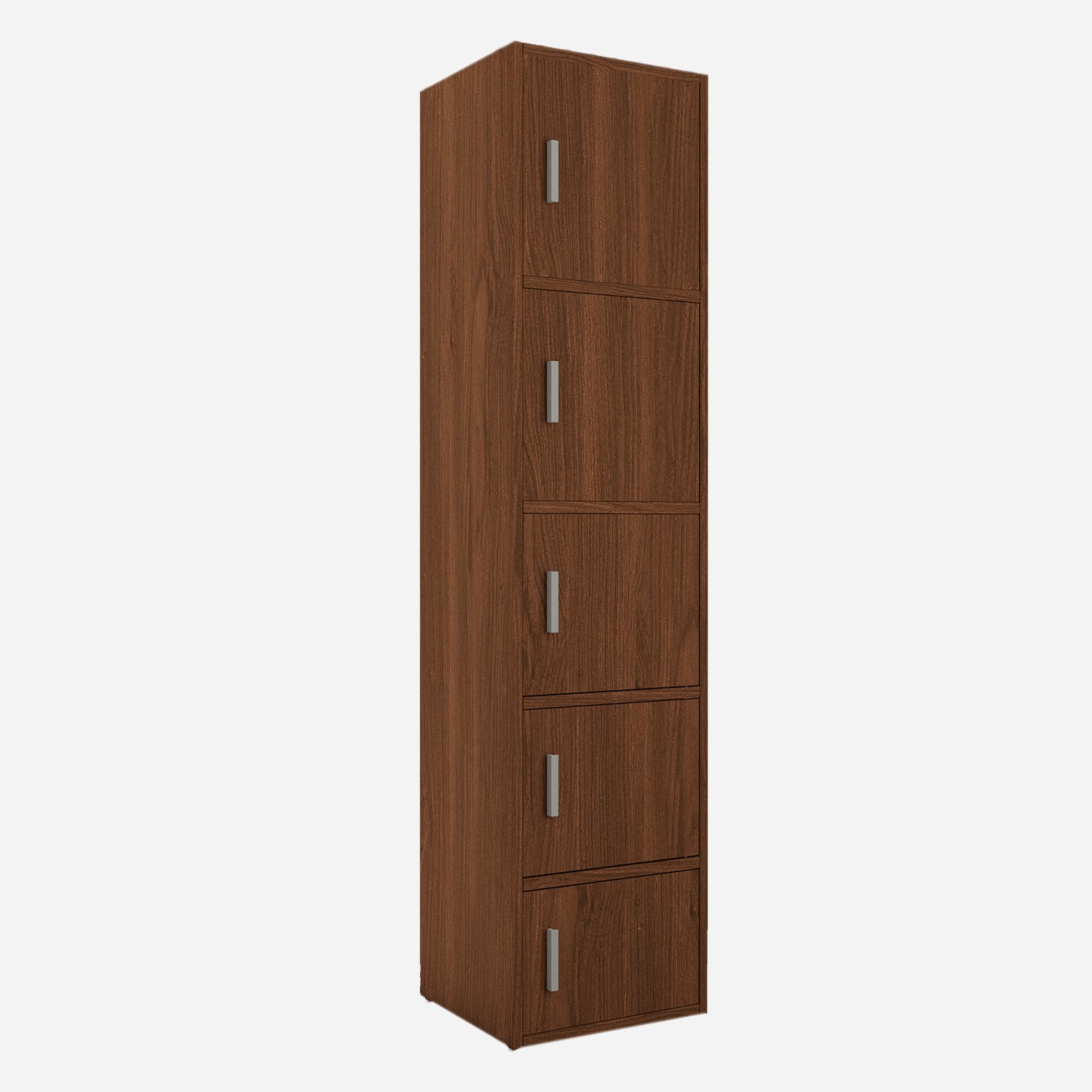 Albert Engineered Wood 5 Tier Cabinet in Oak Colour