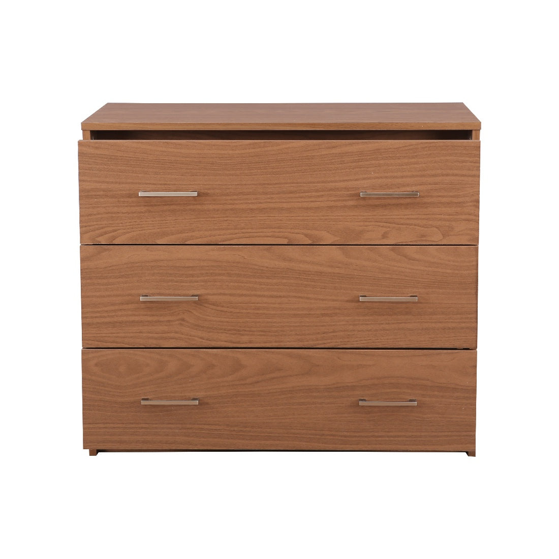Atlas Engineered Wood Chest of Drawers in Walnut Colour