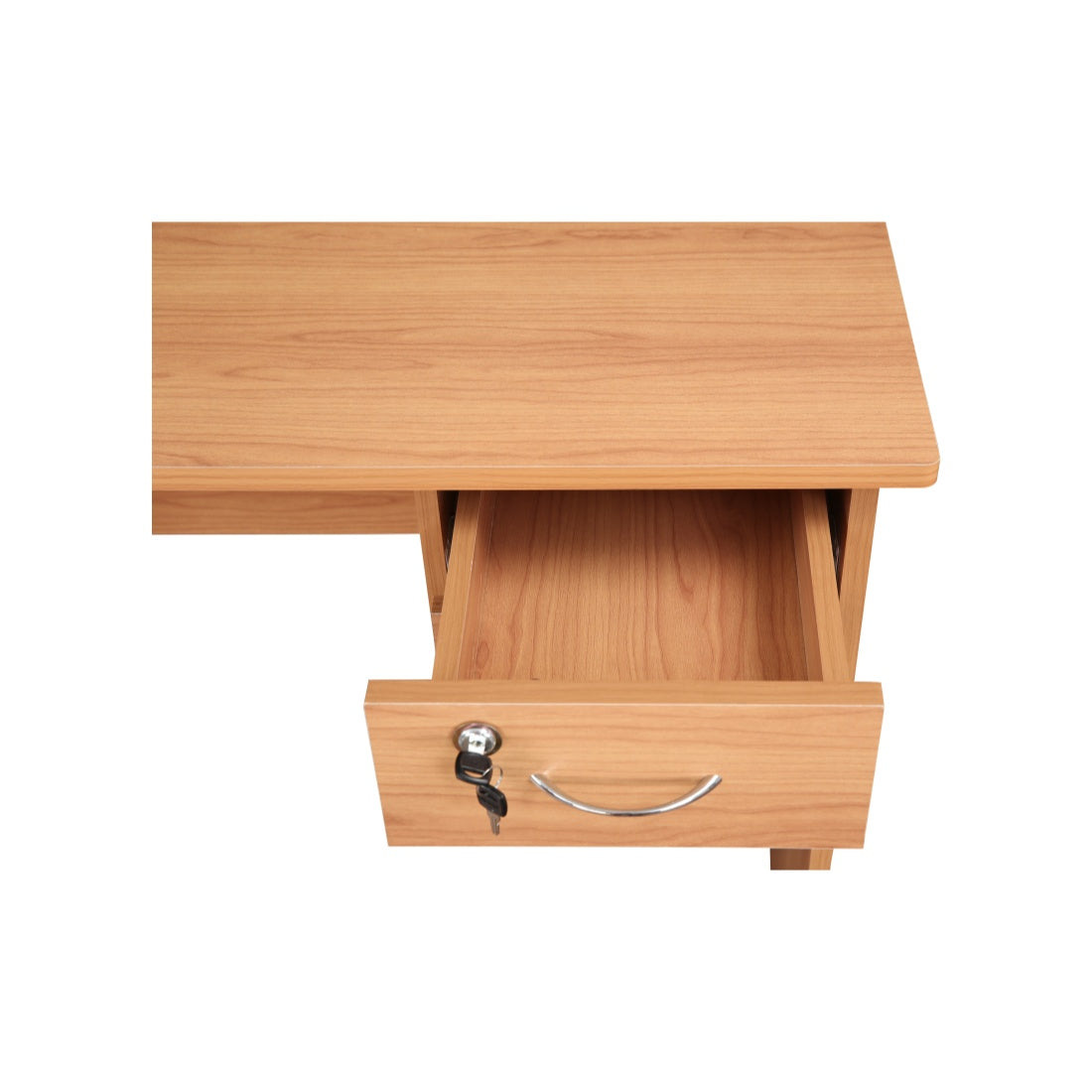 Simply Engineered Wood Study Table in Honey Colour