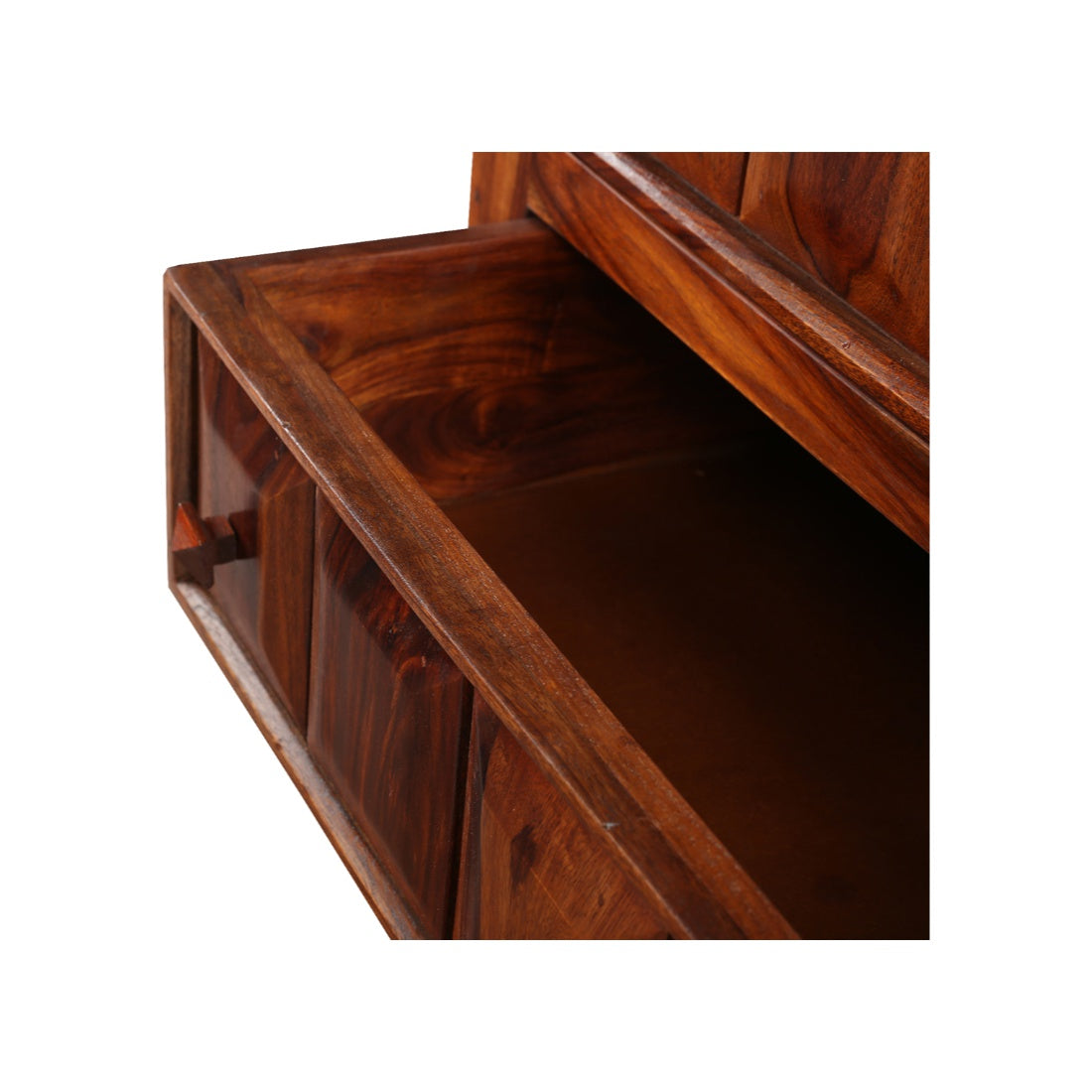 Woodrow Sheesham Wood(Rosewood) Chest of Drawer in Honey Colour