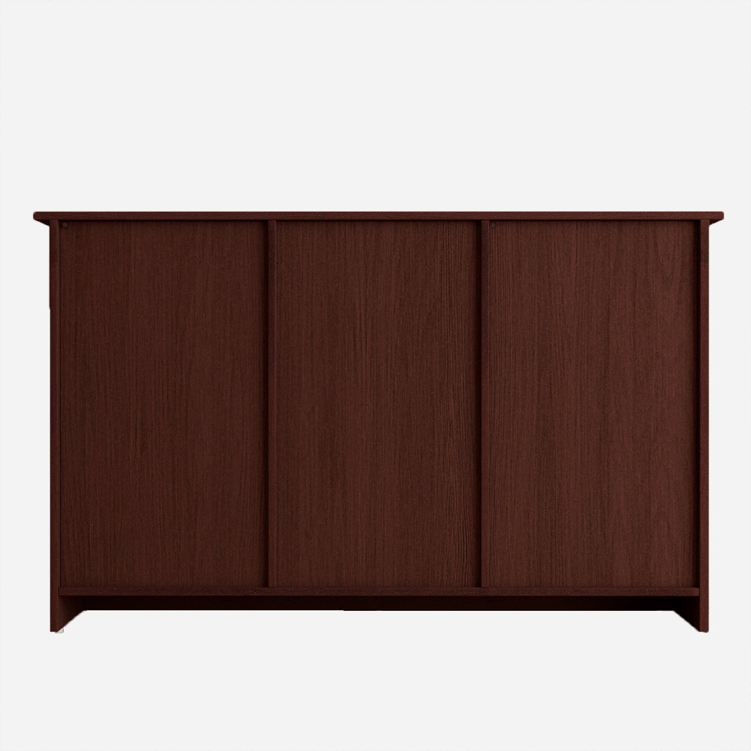 Albert Engineered Wood 3 Door Cabinet in Cherry Brown Colour