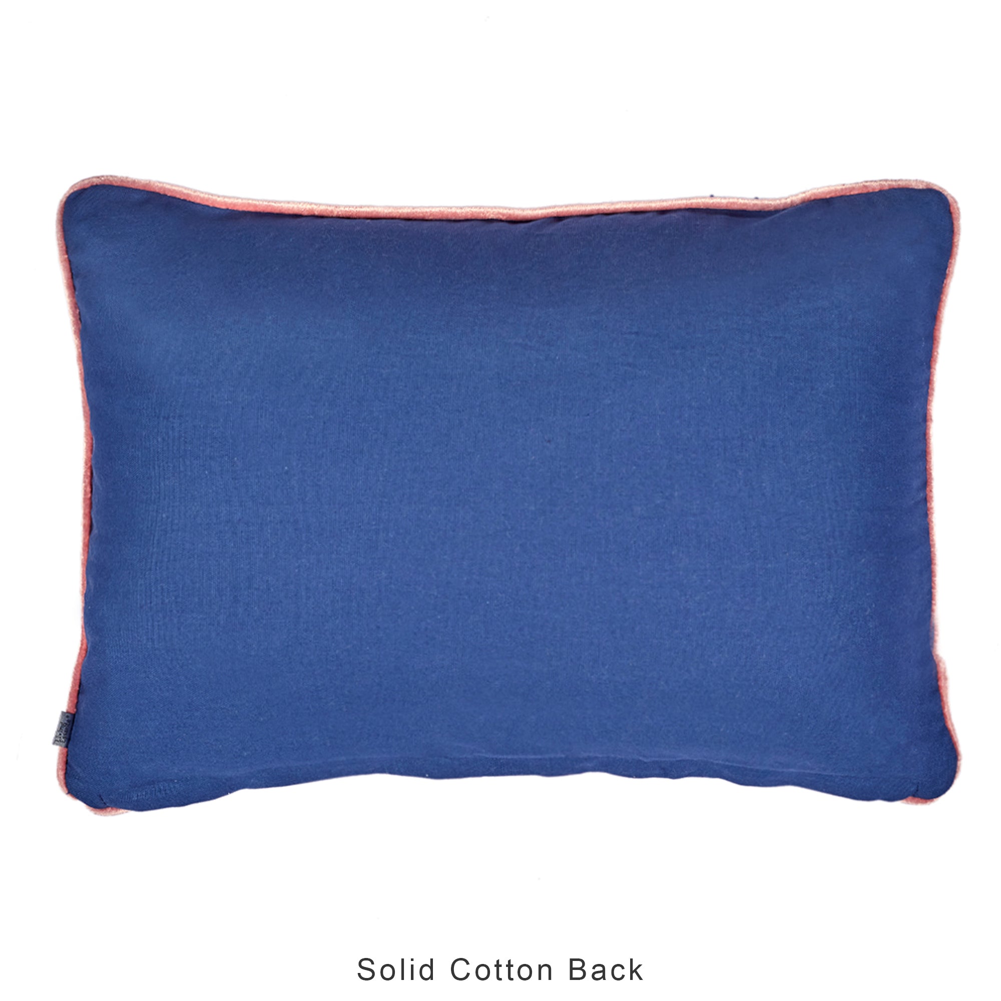 Pop Modern  Crewel Embroidered Cushion Cover 35x50 Cm in Multi Colour