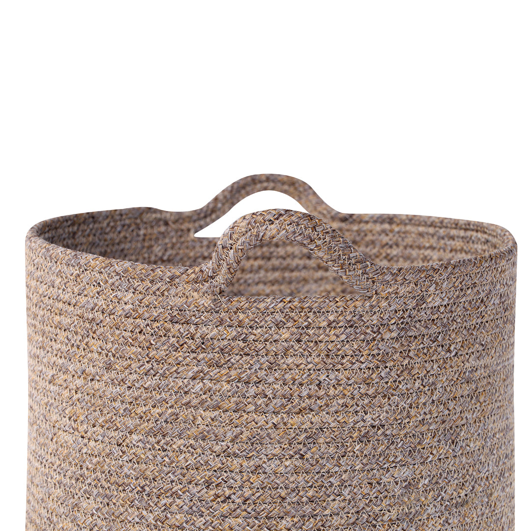Kenso Polypropylene Organizer Bin Large in Beige Colour by Living Essence