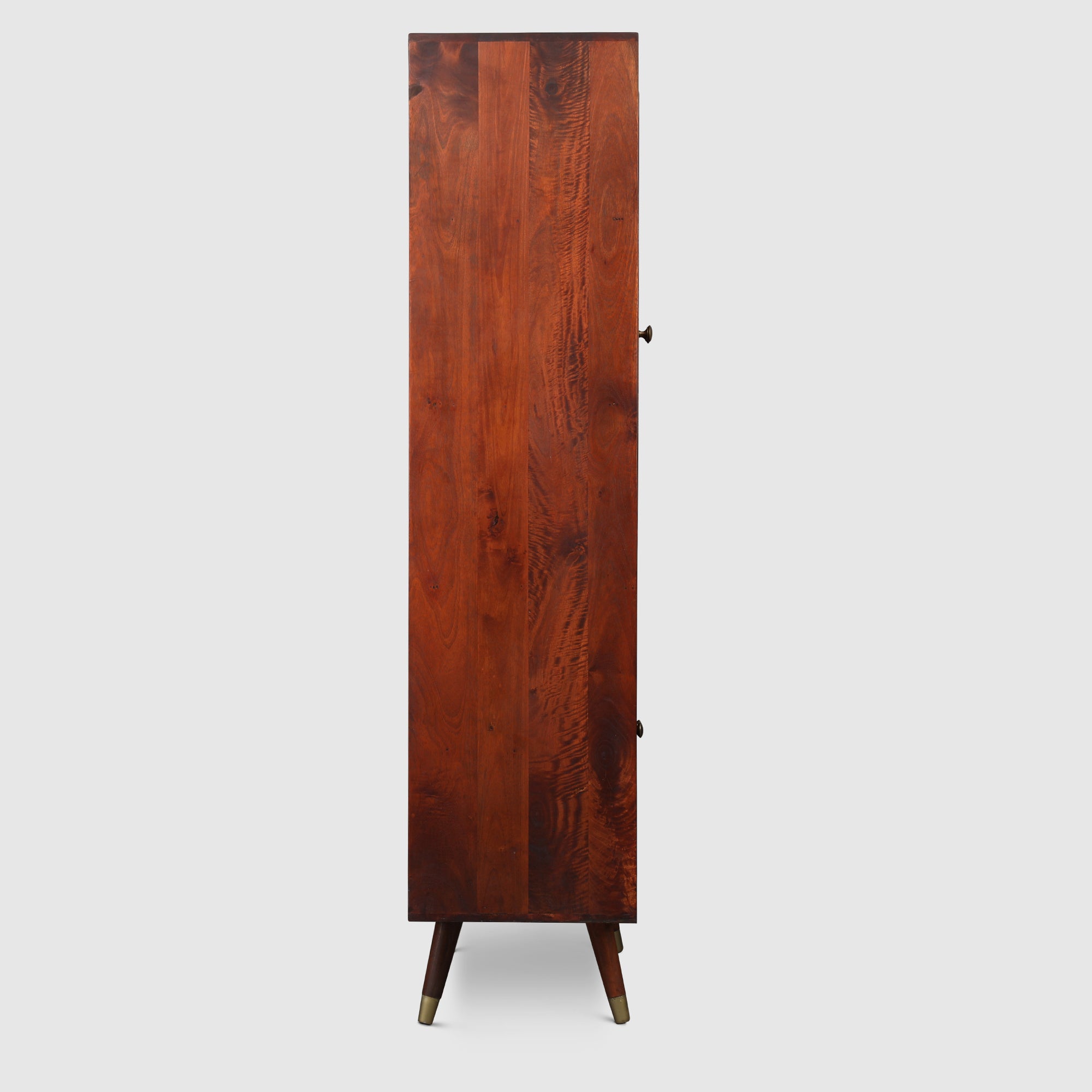 Phoolkari Solidwood Book Shelves in Honey Walnut Colour