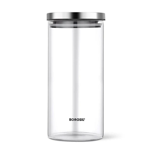 Borosil Classic Glass Jar 1200Ml