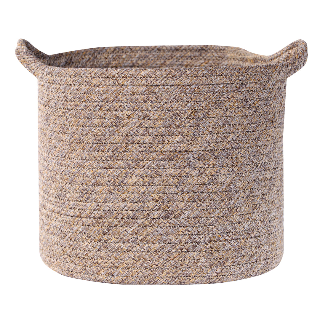 Kenso Polypropylene Organizer Bin Medium in Beige Colour by Living Essence
