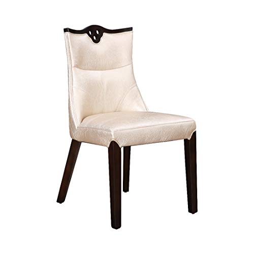 Alston Solidwood Dining Chair Set of 2 in Ivory Colour