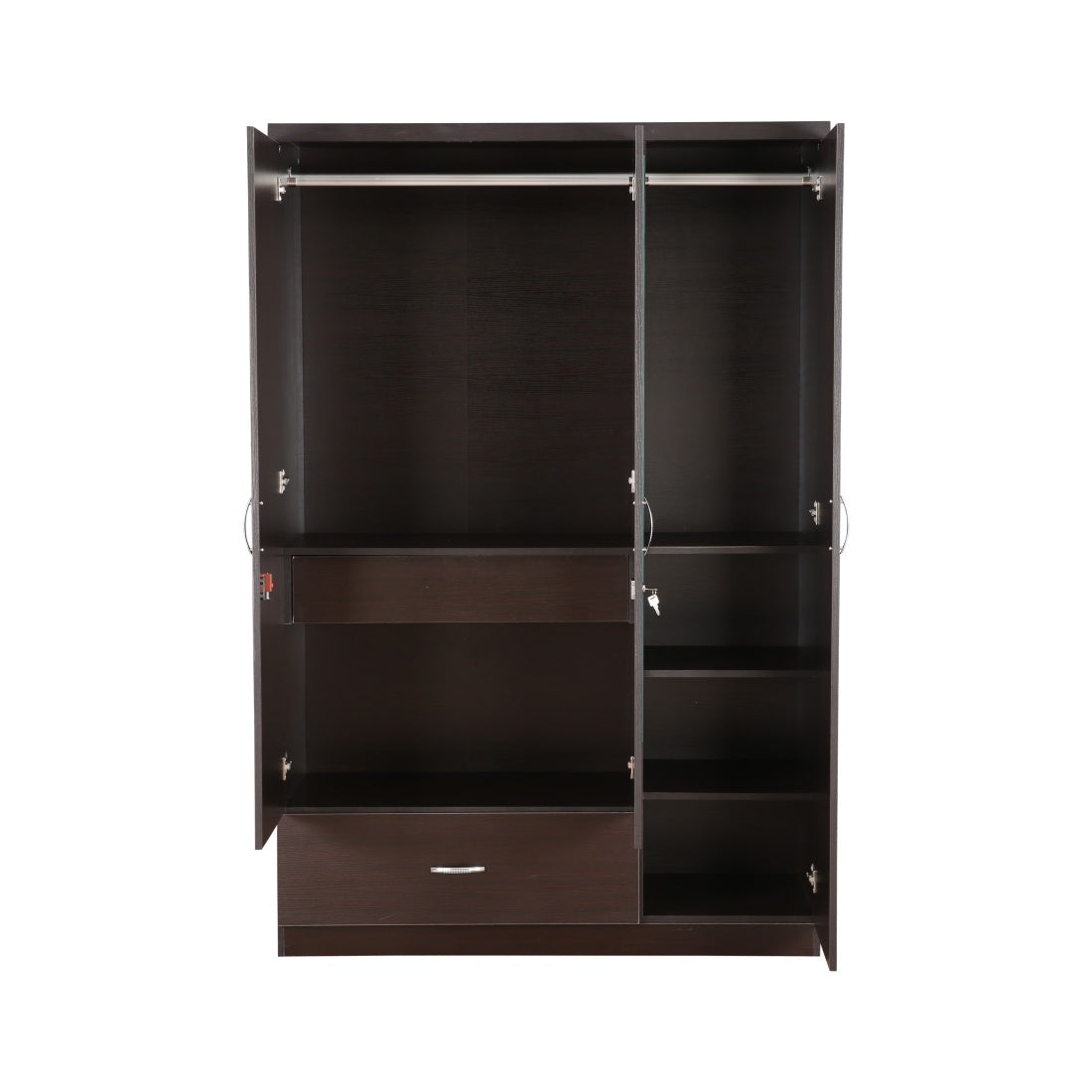 Utsav 3 door wardrobe in Wenge Colour