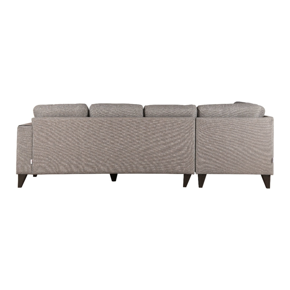Garcia Fabric 5 Seater Sofa with Right Hand Side Lounger in Grey Colour
