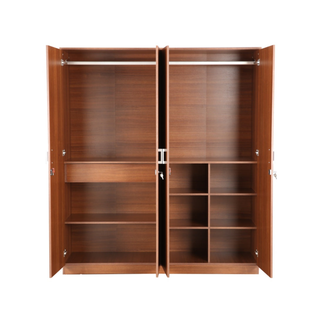 Premier 4 door wardrobe in Walnut Colour