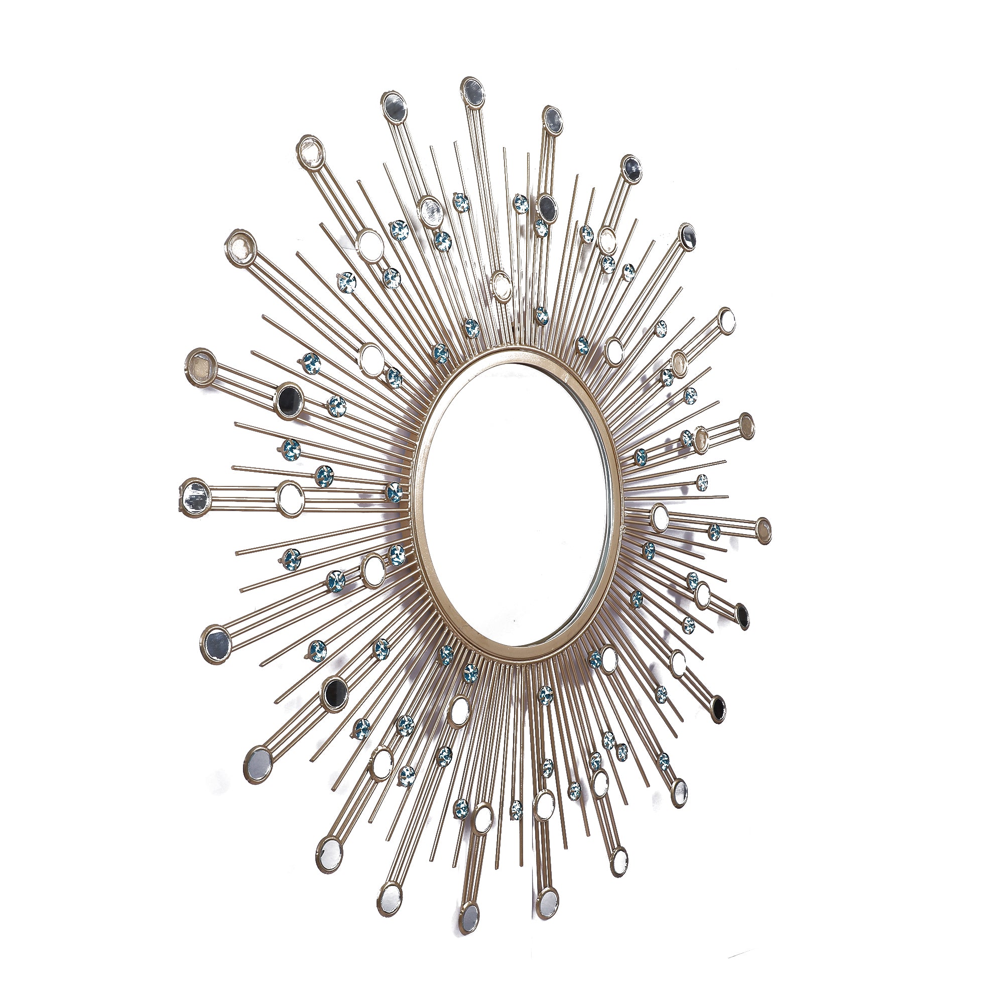 Glamor Iron Mirror in Gold Colour