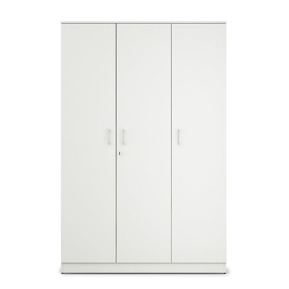 Prime Three Door Wardrobe in White Colour