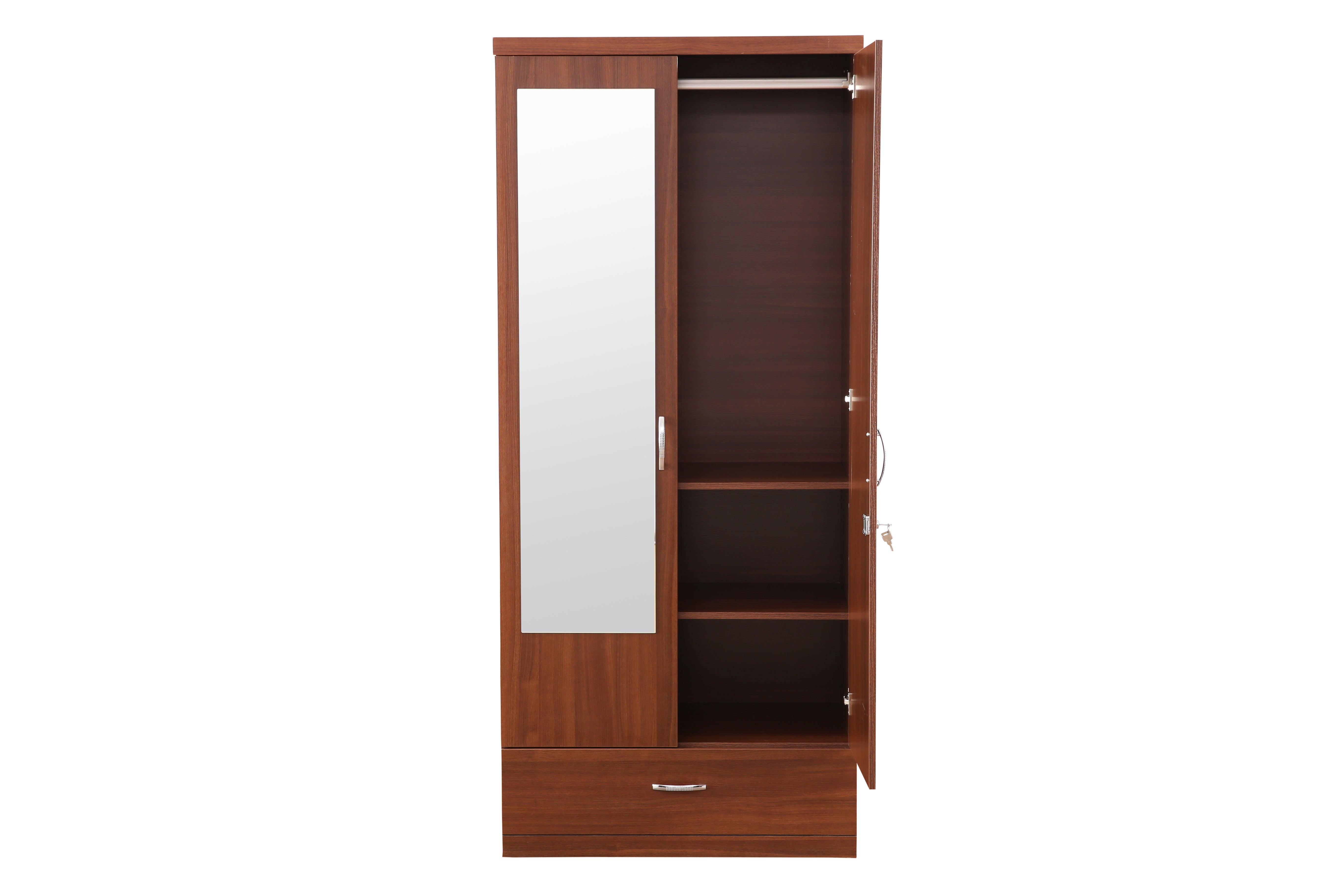 Ultima 2 door wardrobe in Walnut Colour