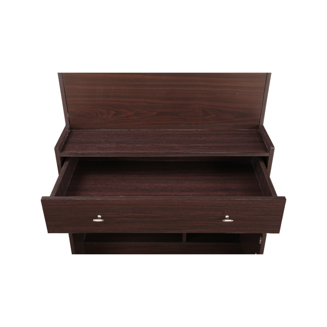 Gleam Study Table in Walnut Colour
