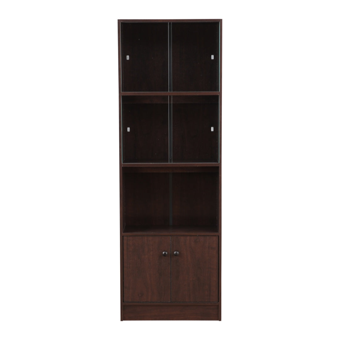 Crony Engineered Wood Medium Book Shelf in Wenge Colour