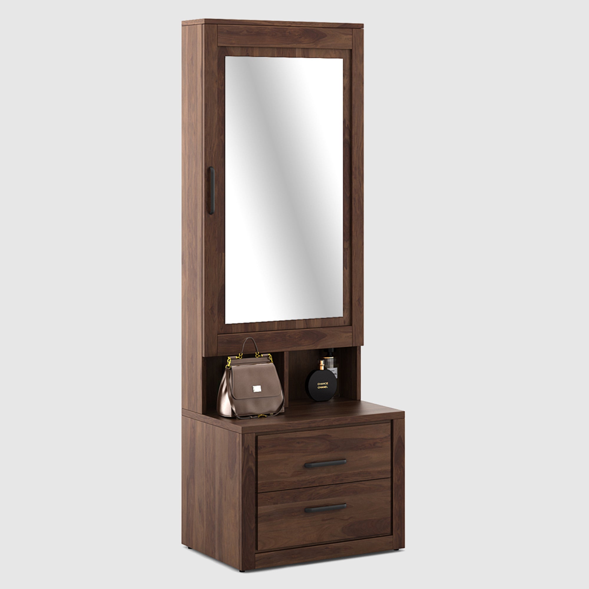 Antwerp Dresser With Mirror in Sheesham Colour