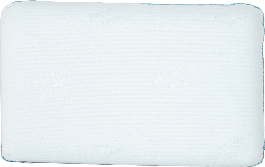 Serenity Memory Foam Gel Infused Temperature Control Pillow 40X60X12 Cms in White Colour