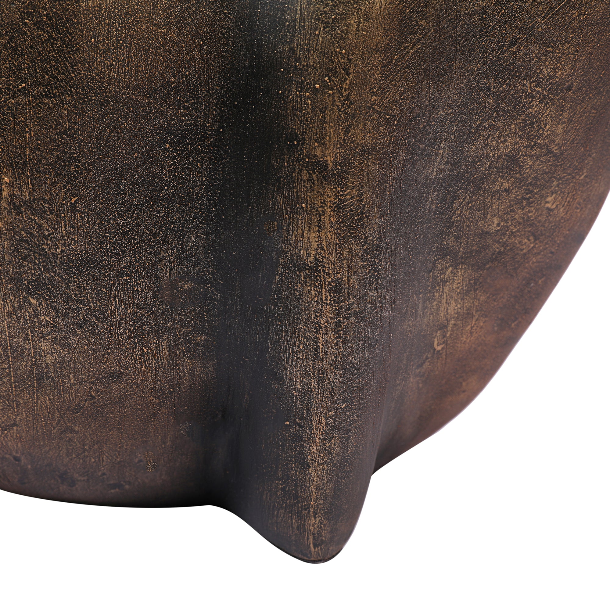 Stella Antique Finish Polyresin Contemporary Cow Table D&eacute;cor