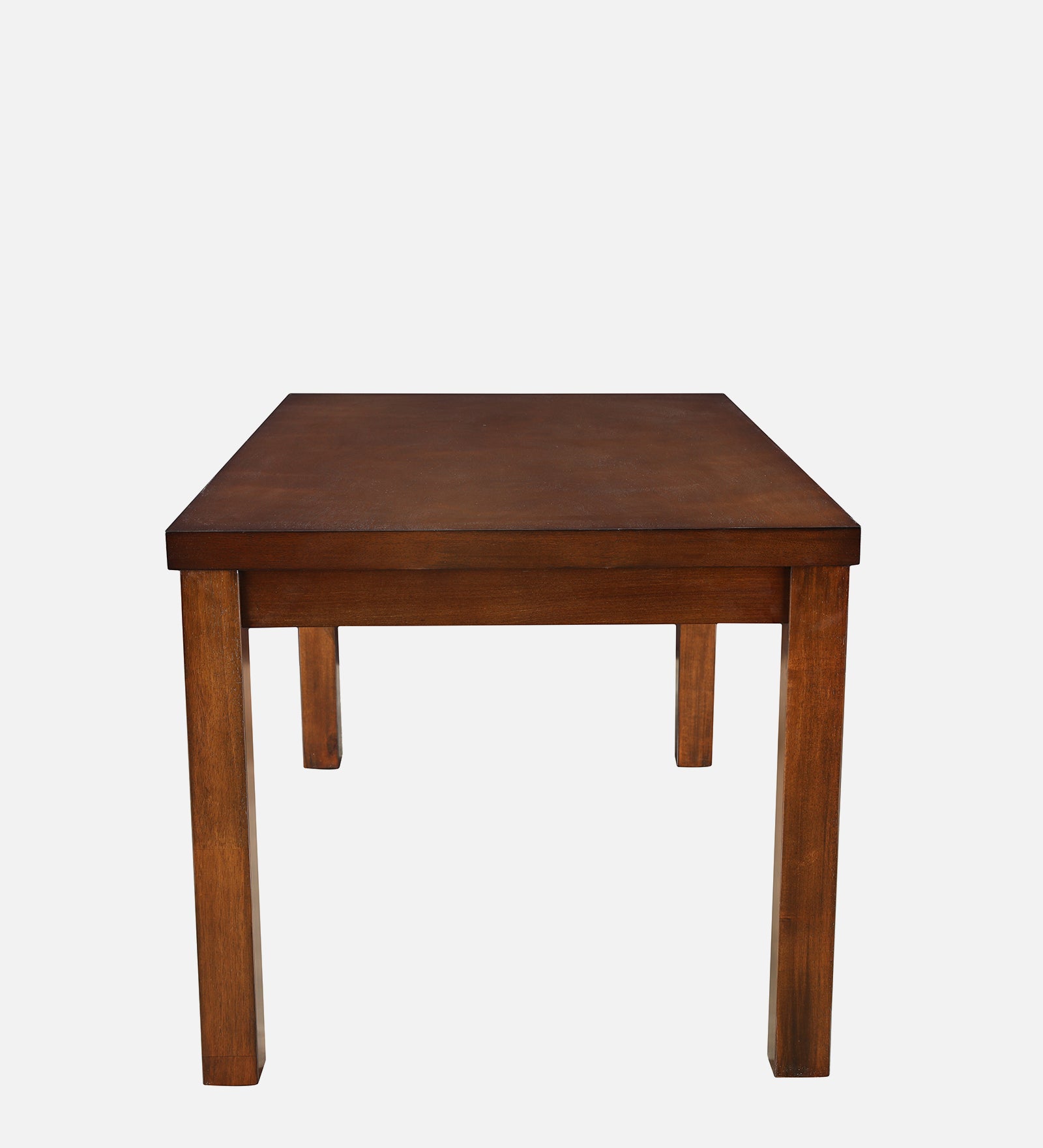Shore Rubber Wood Six Seater Dining Table in Rio Brown Colour