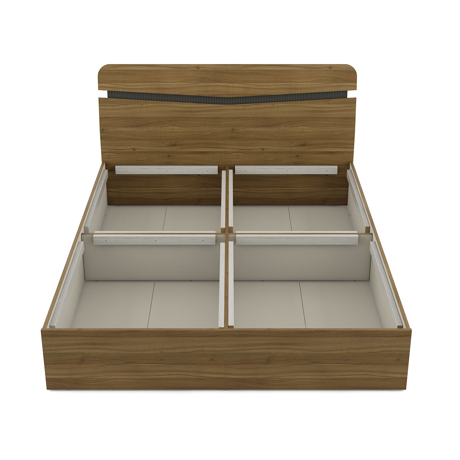Paula Engineered Wood Queen Bed with Box Storage