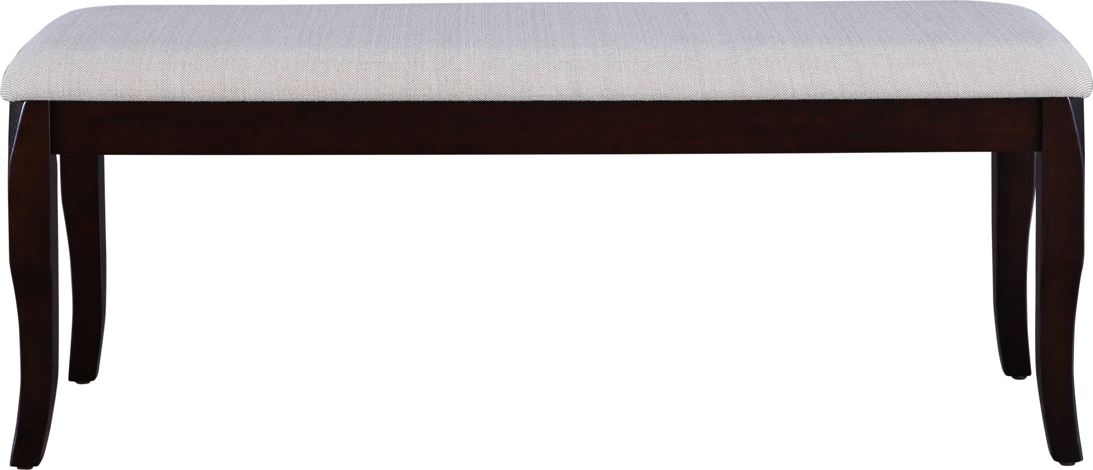 Cardiff Solidwood 6 Seater Dining Set with Bench in Expresso Colour