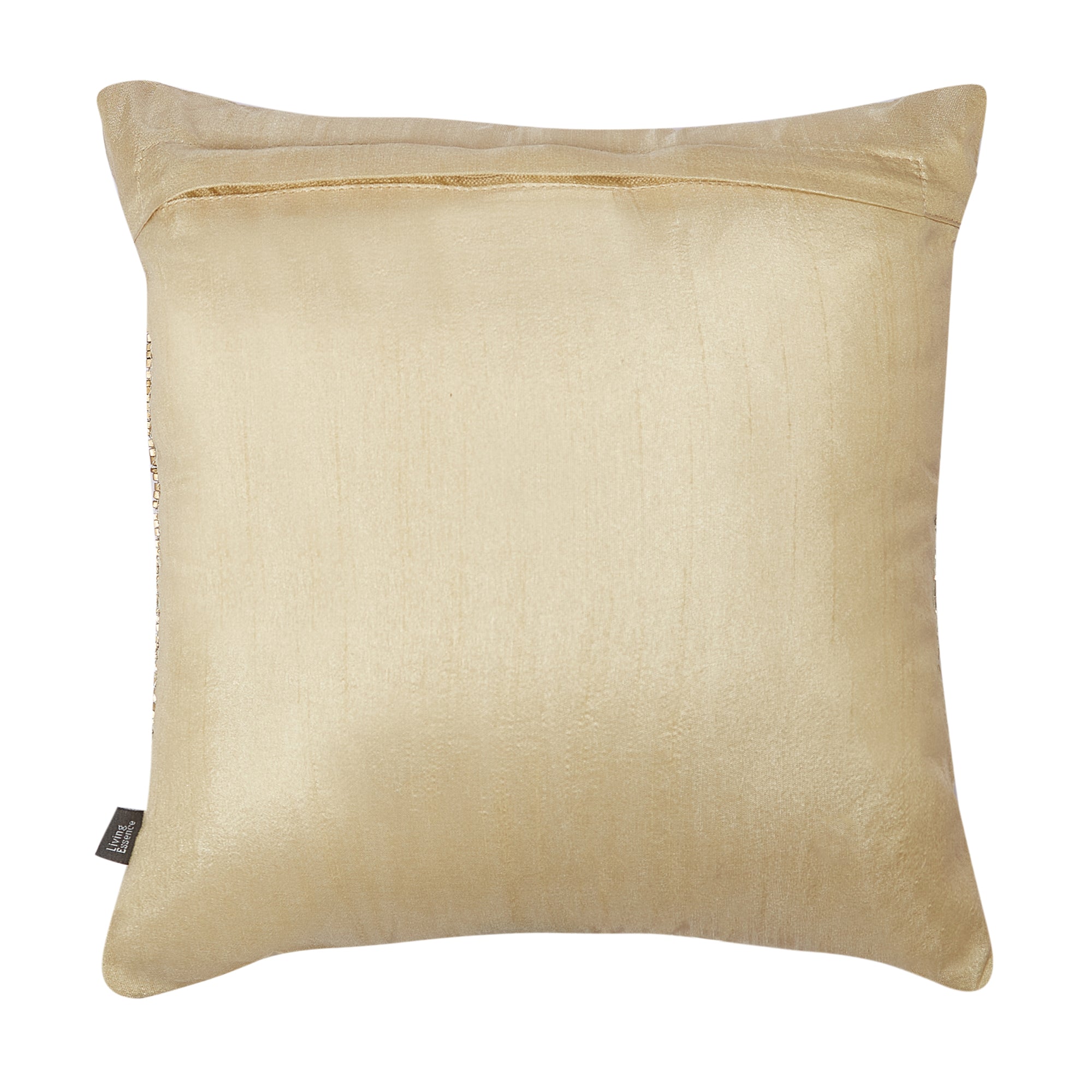 Modern Chic Polyester Cushion Cover 30x30 cm in Beige Colour