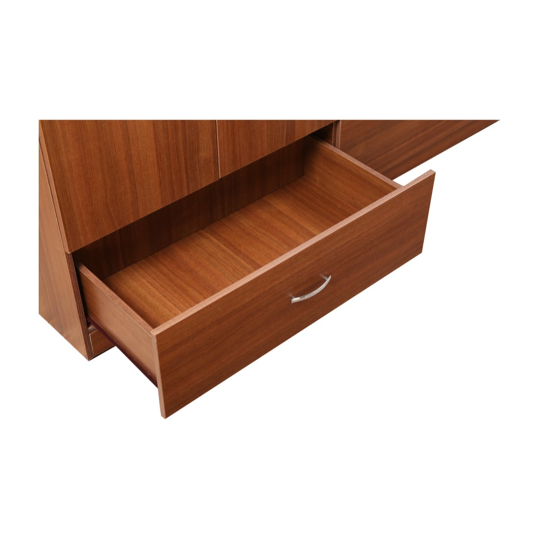 Ultima 4 door wardrobe in Walnut Colour