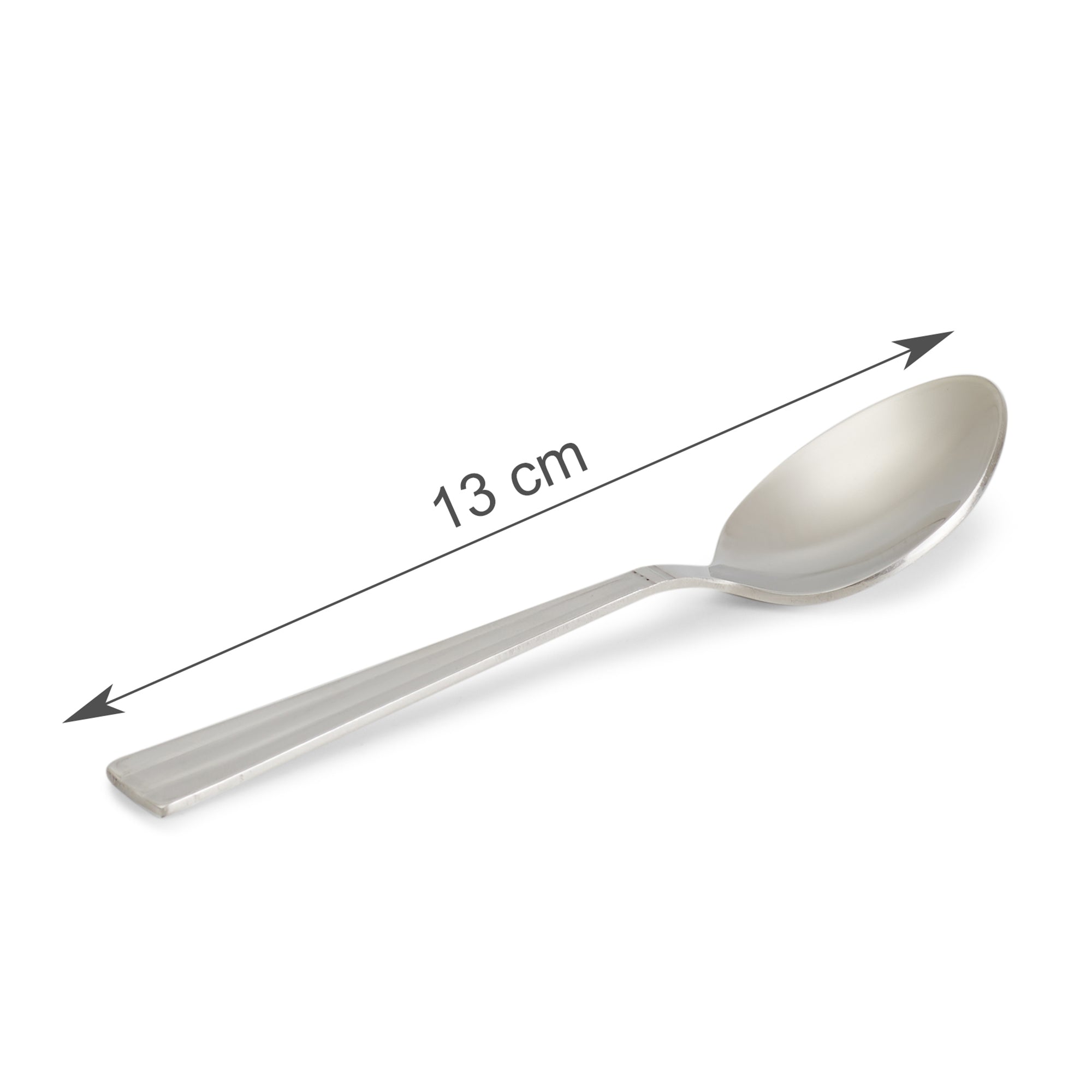 Utsav Stainless Steel Silk Cutlery Set of 24 Pieces With Stand in Silver Colour