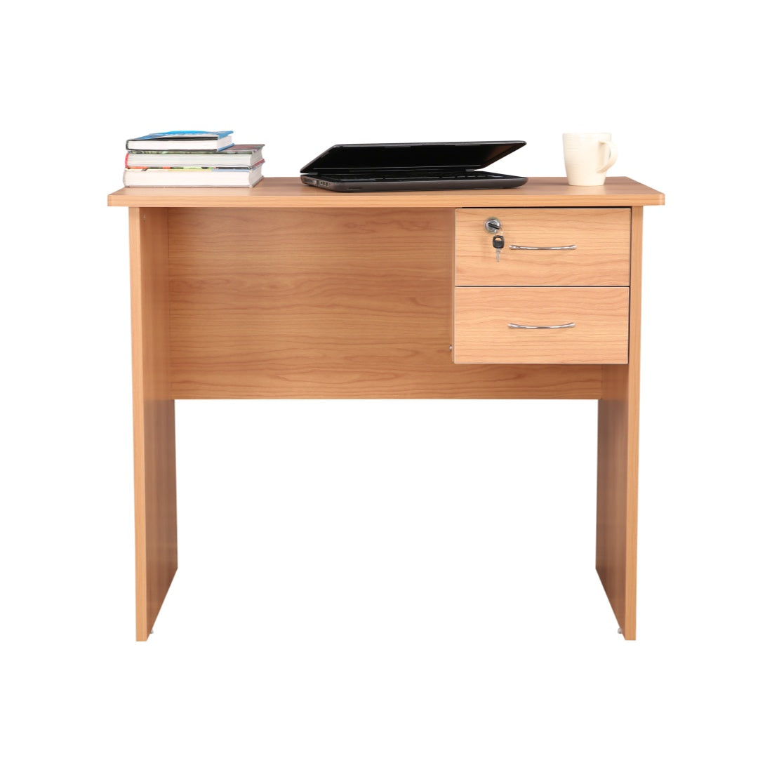 Simply Engineered Wood Study Table in Honey Colour