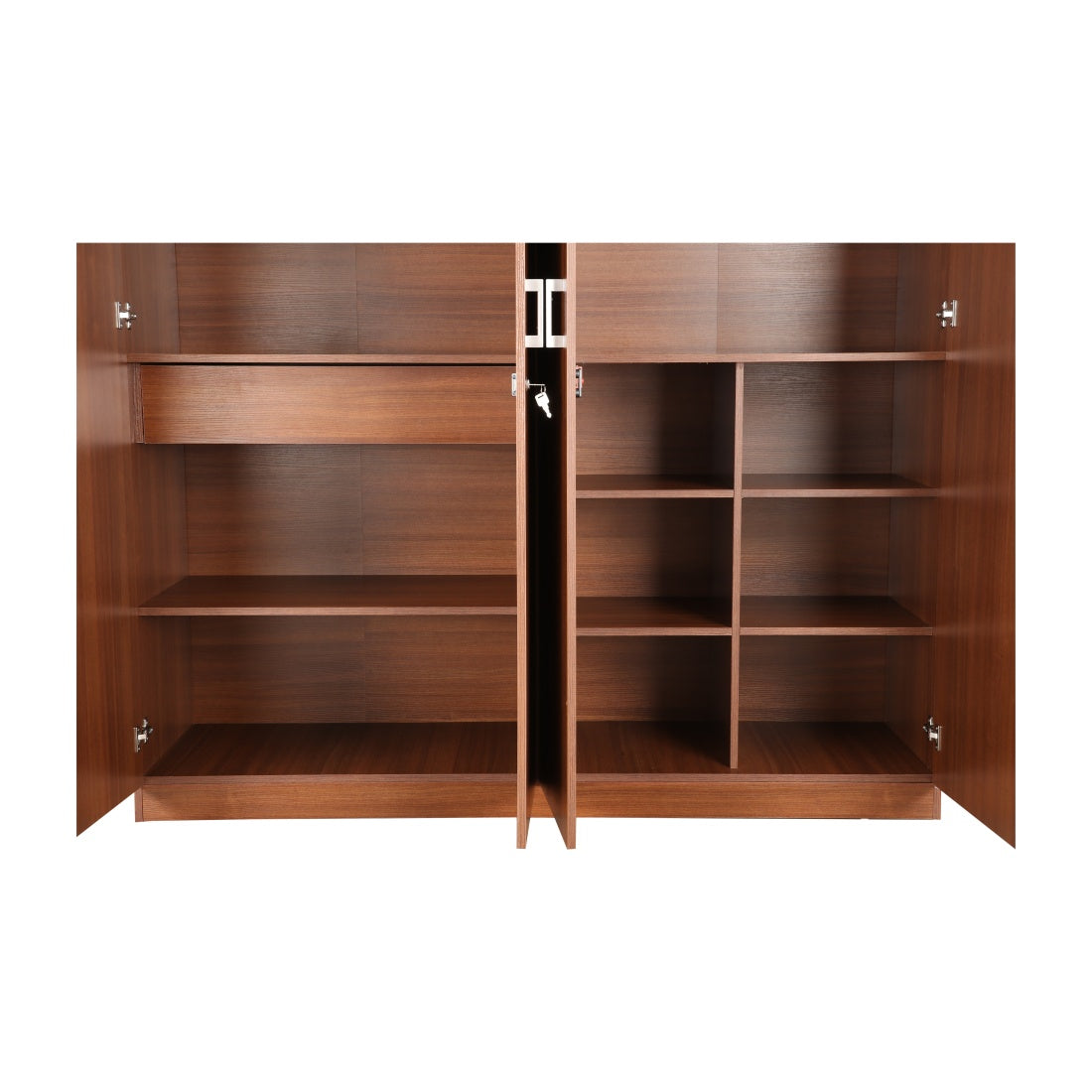 Premier 4 door wardrobe in Walnut Colour