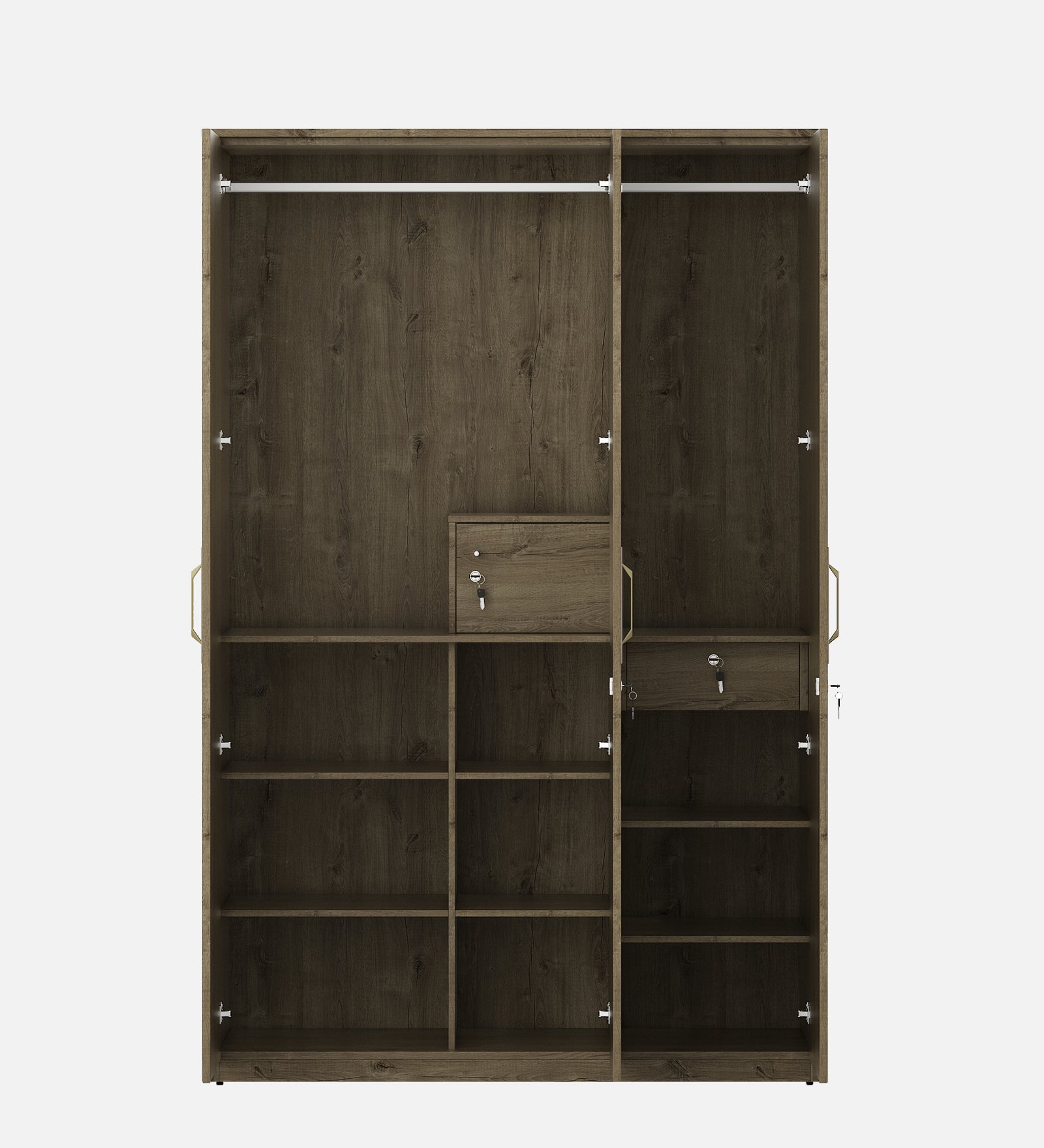 Gloria 3 Door Wardrobe in Sebastain Oak