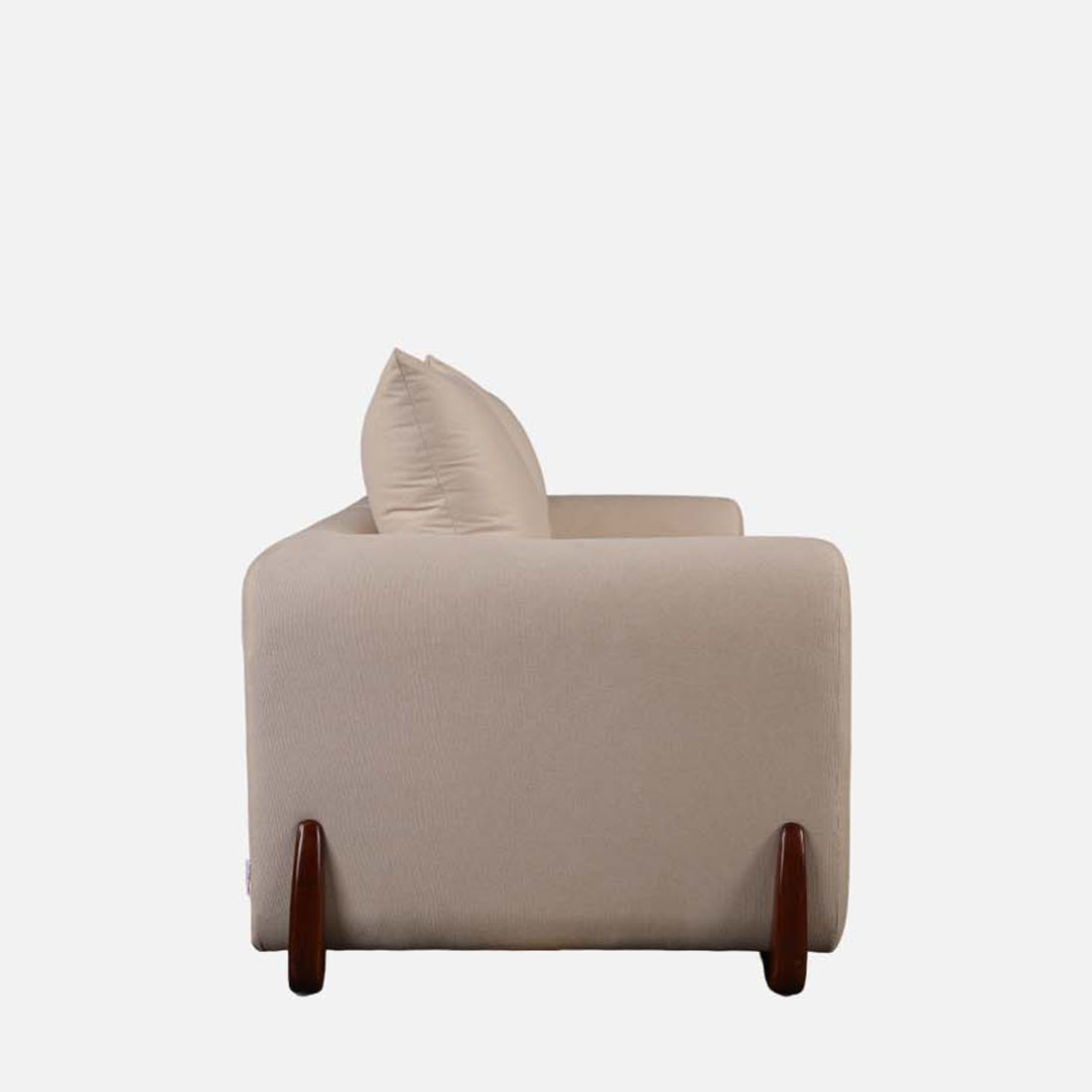 Bodhi Fabric Two Seater Sofa in Beige Colour