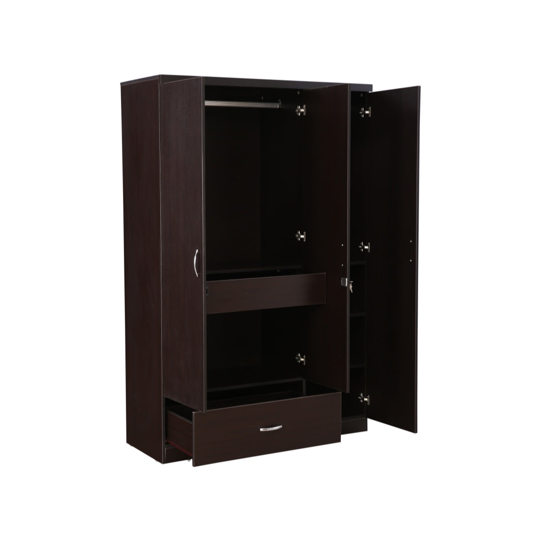 Utsav 3 door wardrobe in Wenge Colour