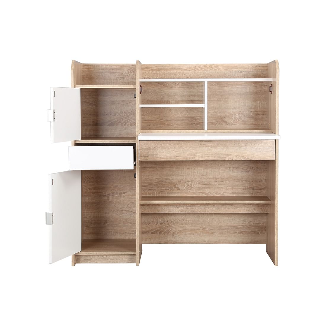 Florence Study Table in White Colour