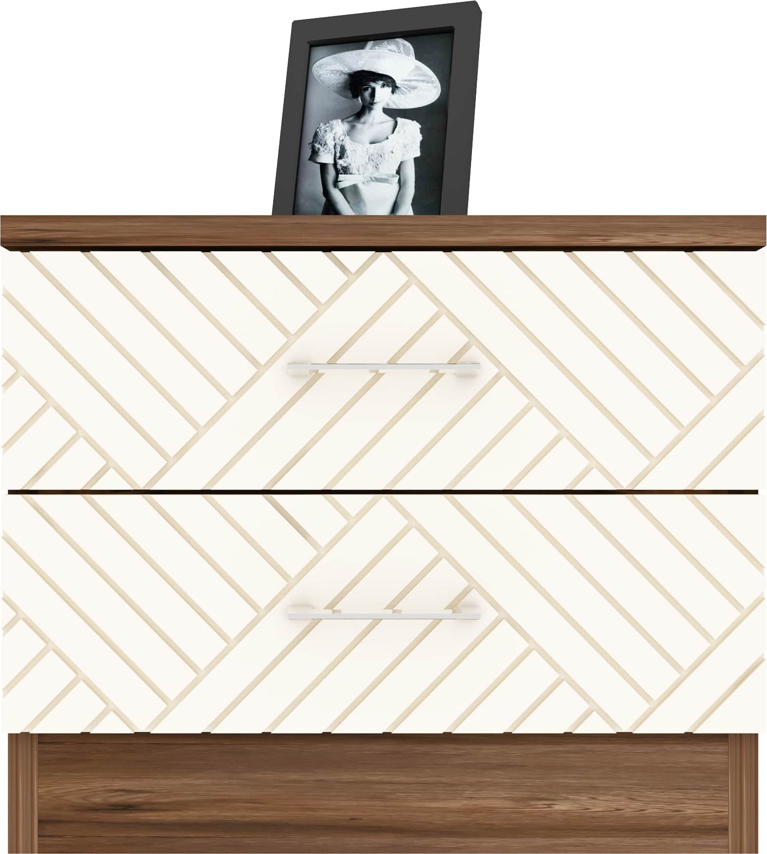 Saville Bedside Table in Dark Vogue Colour