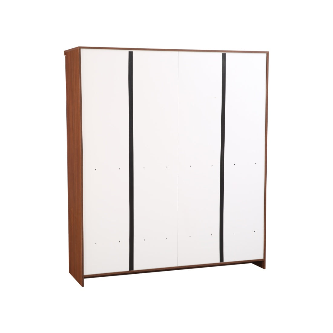 Ultima 4 door wardrobe in Walnut Colour