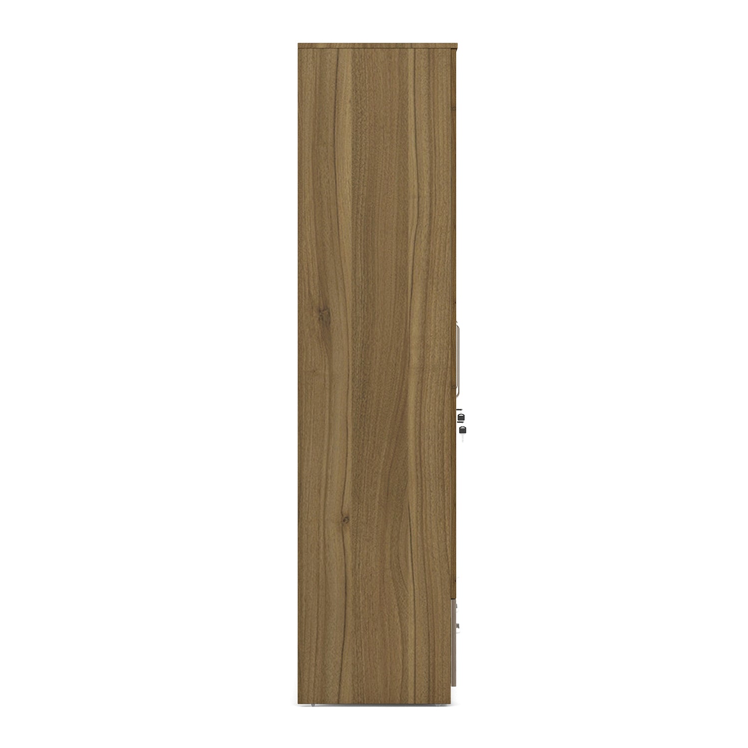 Diago Two Door Wardrobe In Natural Teak Color