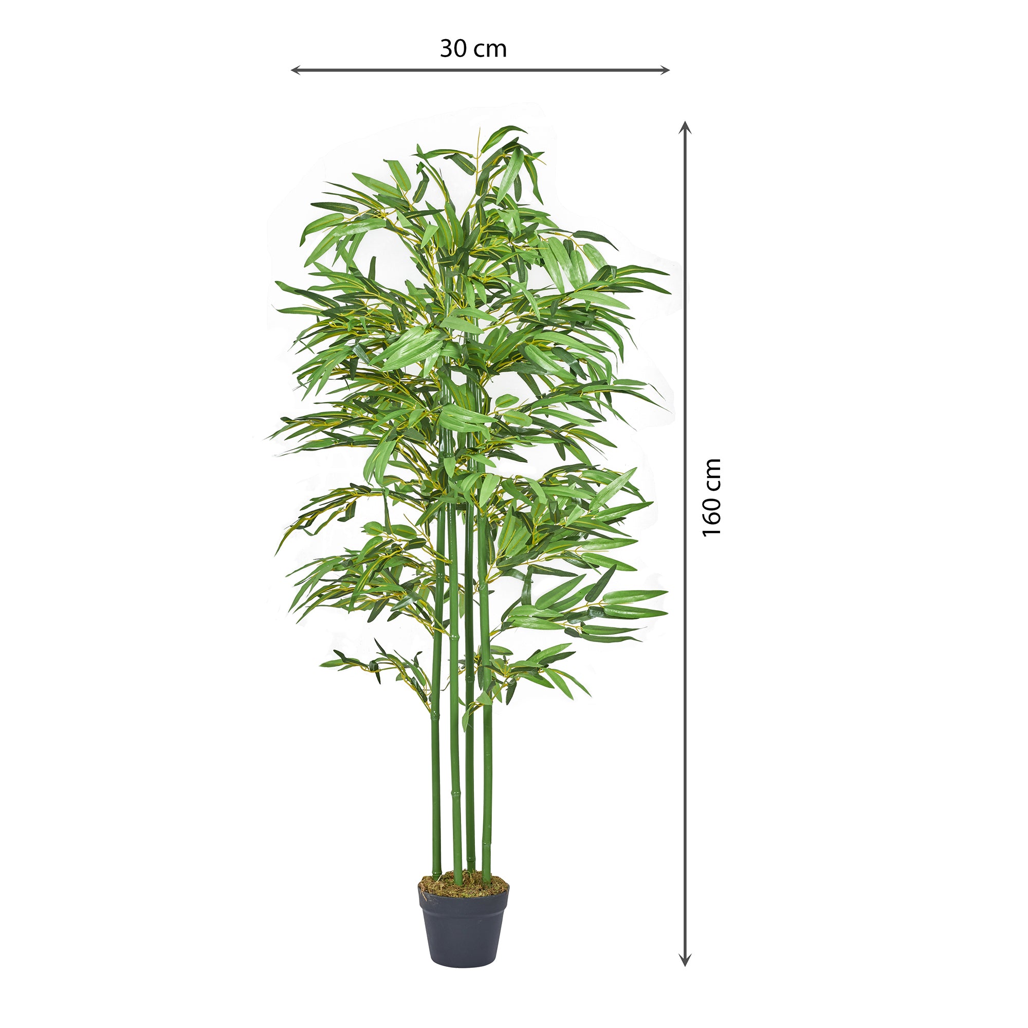 Ilana Artificial Bamboo Potted Tree 160Cm in Green Colour