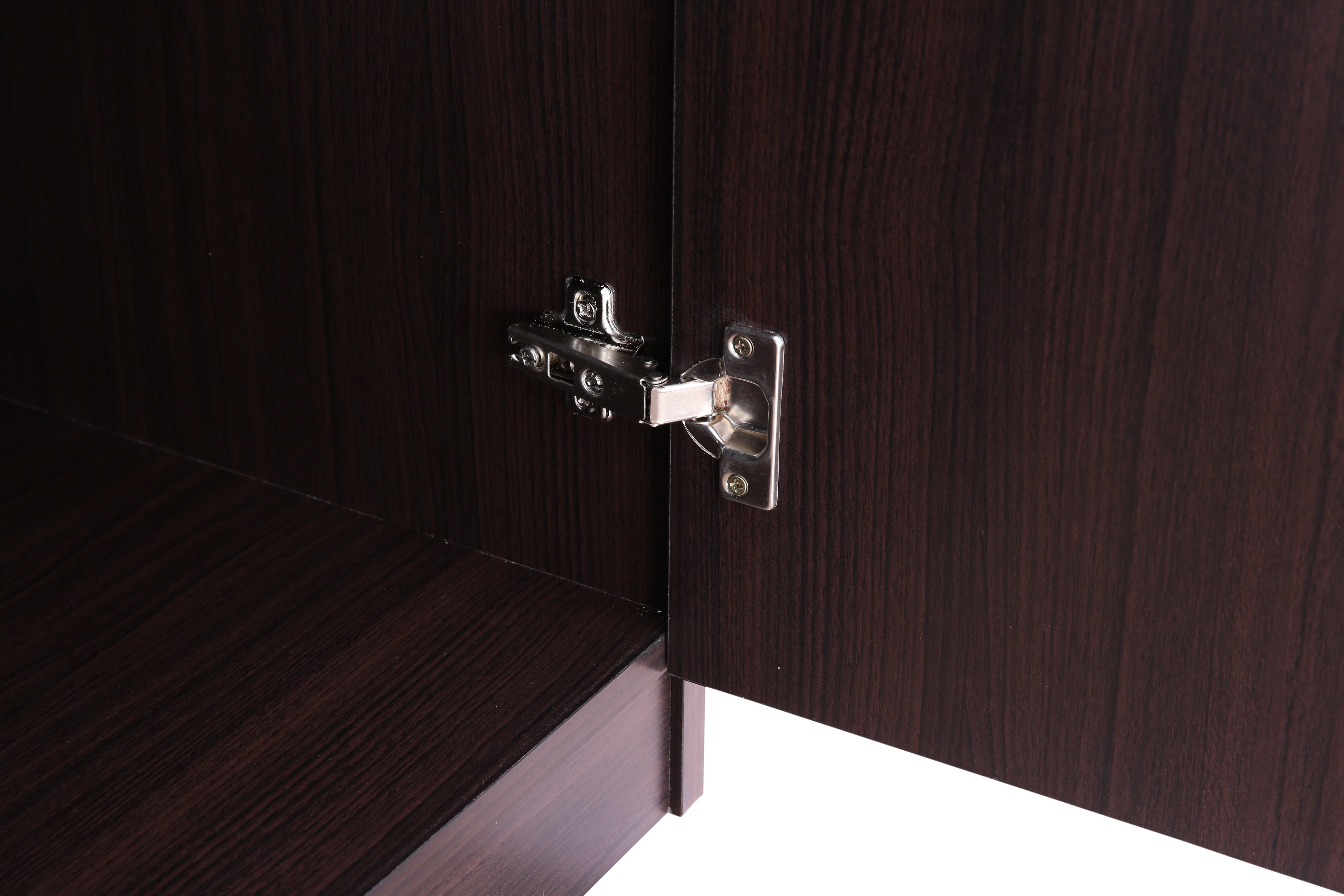Allen 4 door wardrobe in Walnut Colour