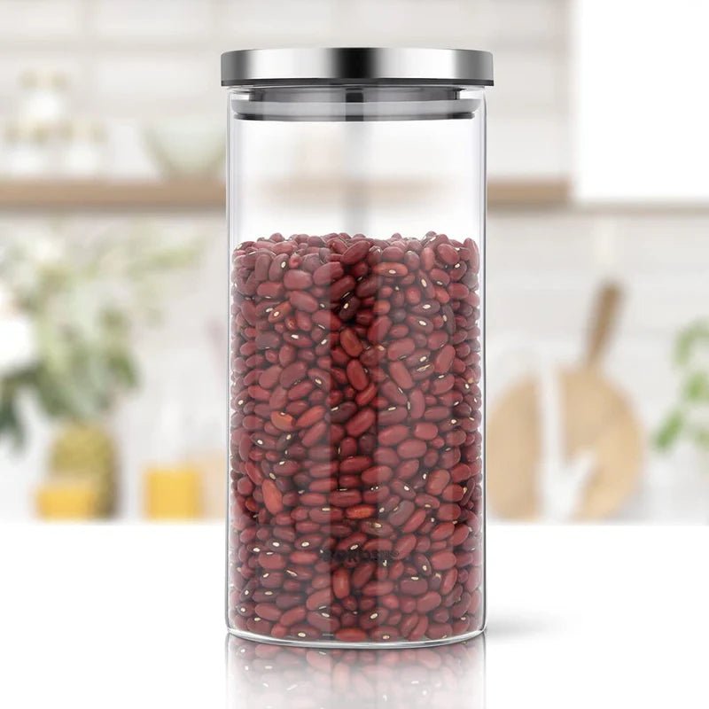 Borosil Classic Glass Jar 1200Ml