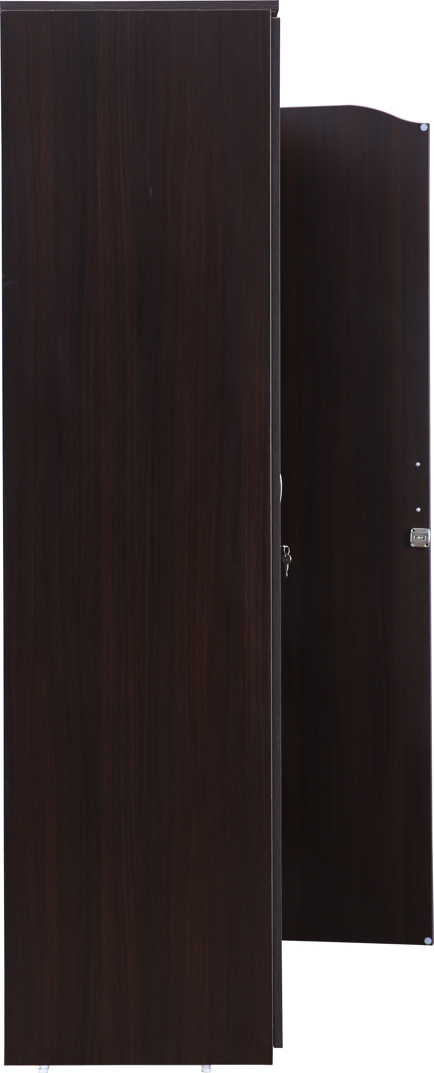 Swirl Three door Wardrobe in Dark Oak Colour