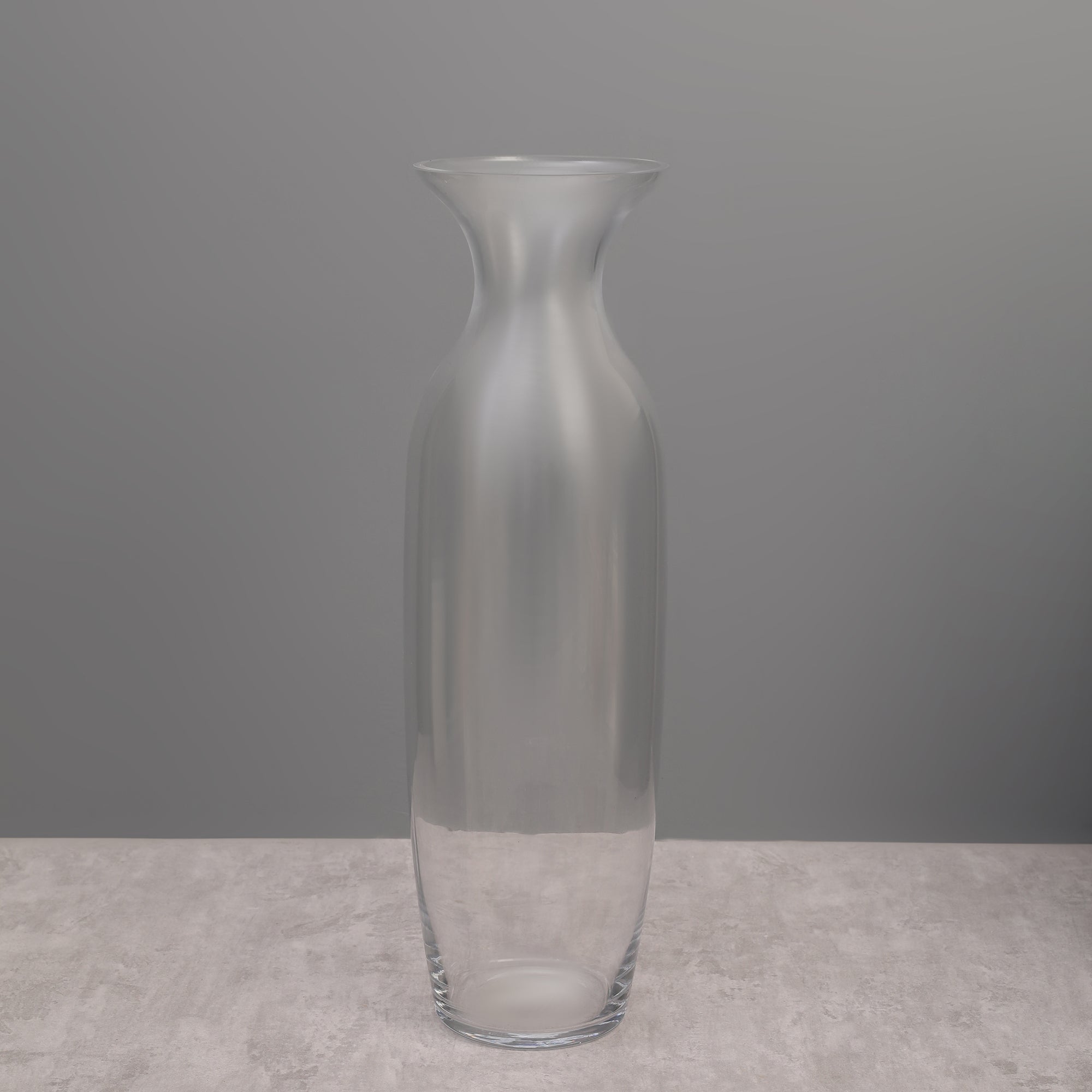 EDEL CLASSIC CLEAR GLASS LARGE SIZED VASE BY LIVING ESSENCE