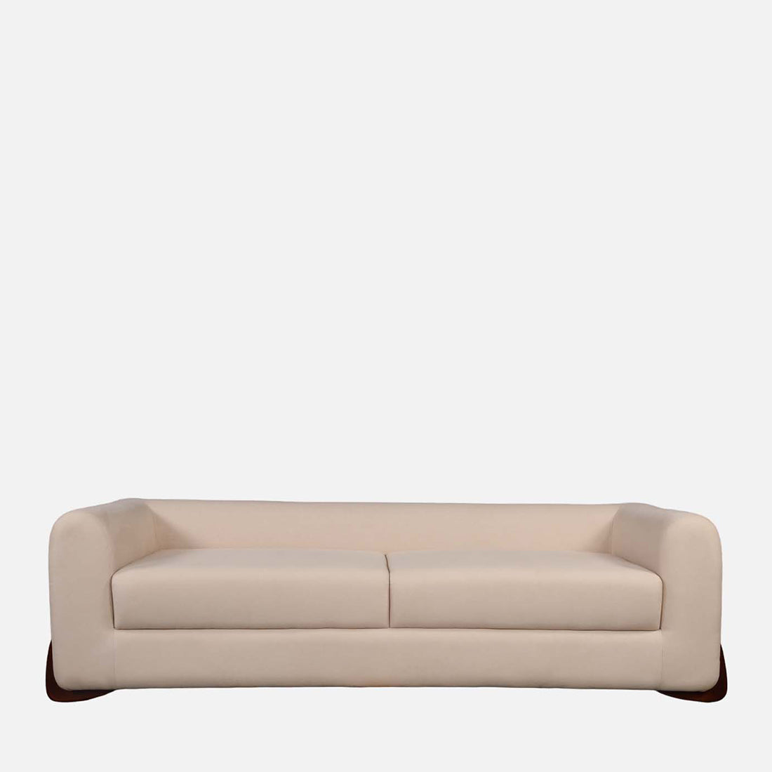 Bodhi Fabric Three Seater Sofa in Beige Colour