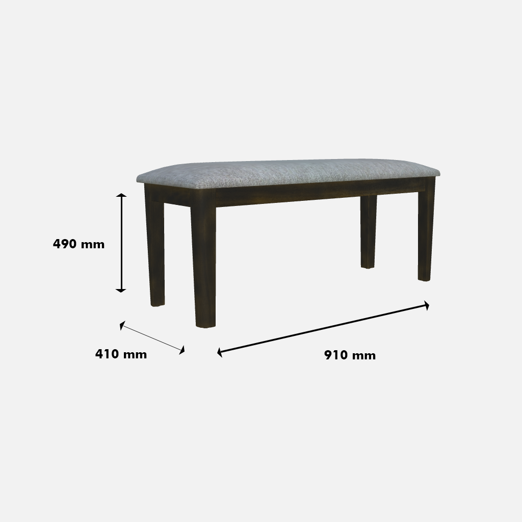 Luster 4 Seater Dining Set with Bench
