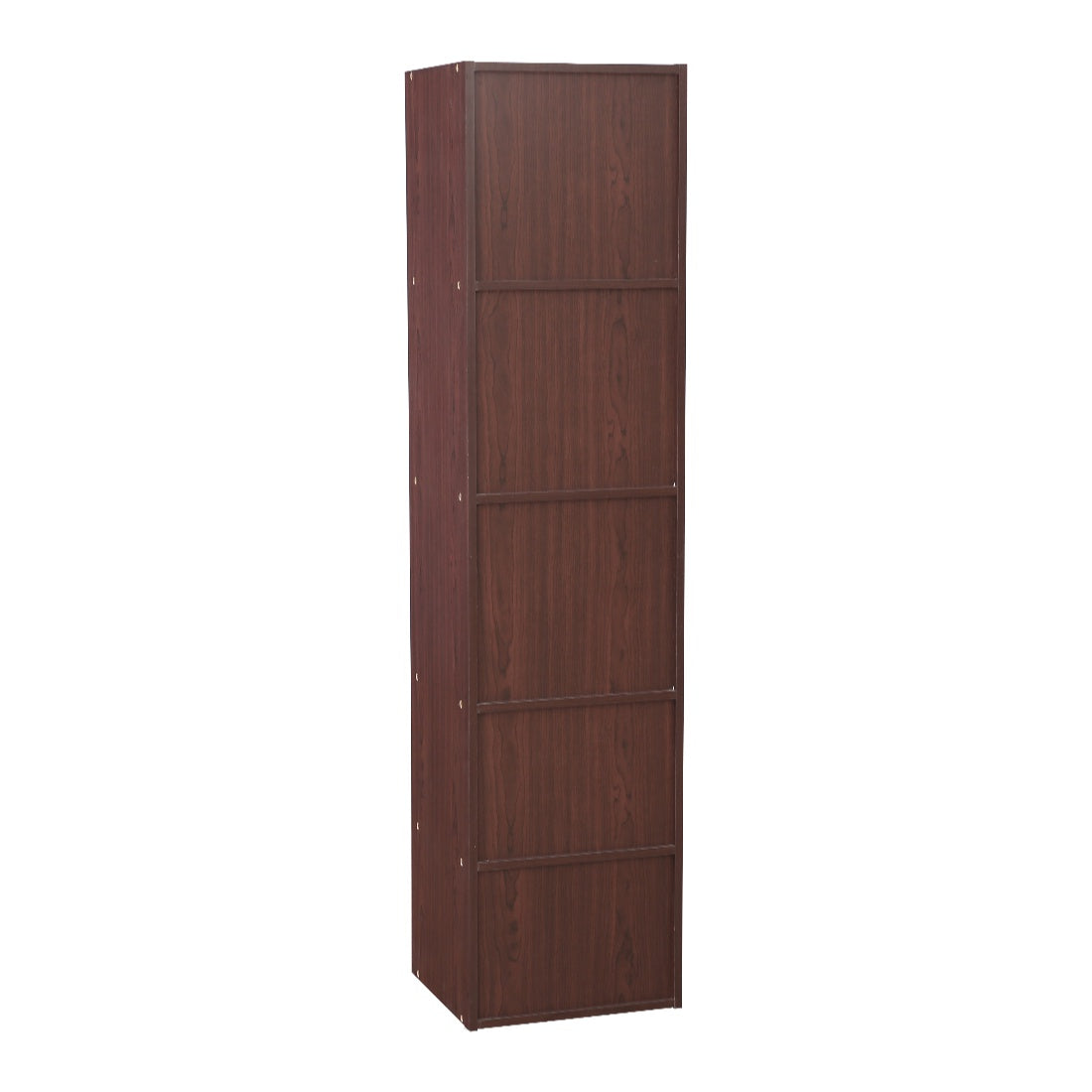 Albert Engineered Wood 5 Tier Cabinet in Cherry Brown Colour